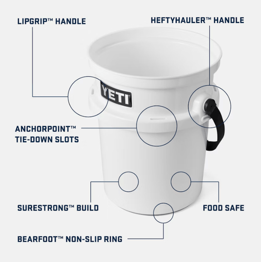 Tan Yeti Loadout 5-Gallon Bucket in Tan Yeti Coolers