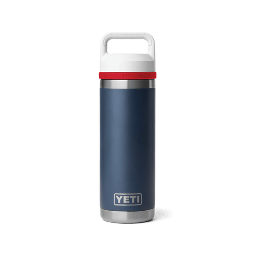 Navy / Red / White Yeti Rambler 18Oz Bottle Chug in Navy / Red / White Yeti Rambler 18Oz Bottle Chug in Navy / Red / White Yeti Coolers