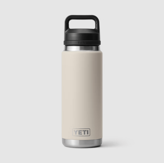 Cape Taupe Yeti Rambler 26 oz Bottle with Chug Cap in Cape Taupe Yeti Rambler 26 oz Bottle with Chug Cap in Cape Taupe Yeti Coolers