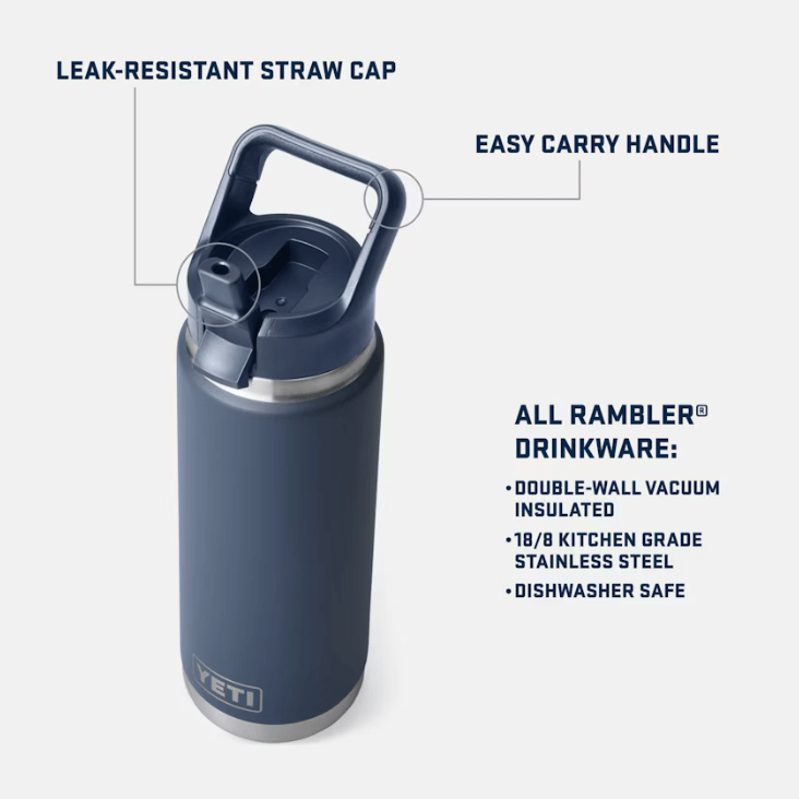 Load image into Gallery viewer, Sandstone Yeti Rambler 26oz Bottle with Color-Matched Straw Cap Sandstone Yeti Coolers
