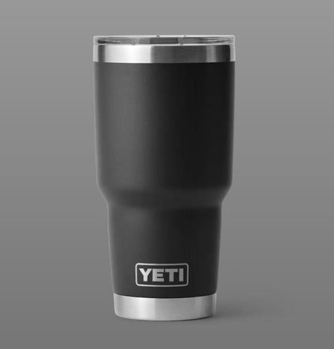 Black Yeti Rambler 30 Oz Tumbler in Black Yeti Rambler 30 Oz Tumbler in Black Yeti Coolers