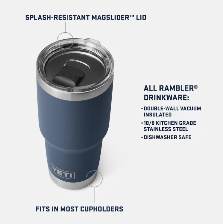 Load image into Gallery viewer, Camp Green Yeti Rambler 30oz Tumbler with Magslider Lid Yeti Coolers
