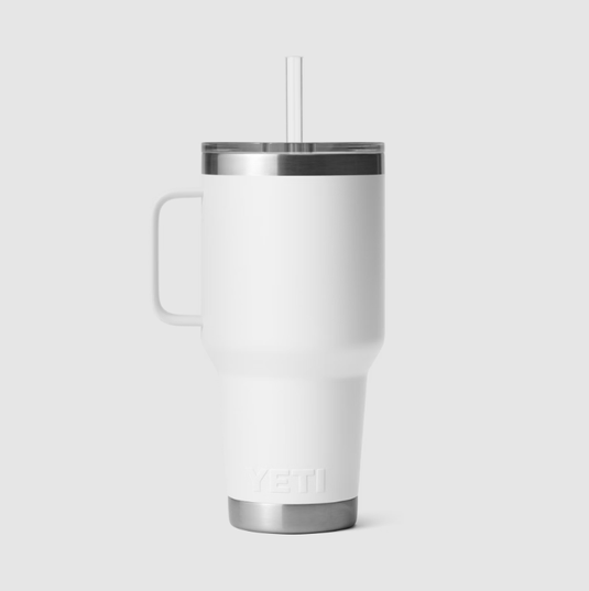 YETI 35oz Rambler Mug with straw - Charcoal - Brand New