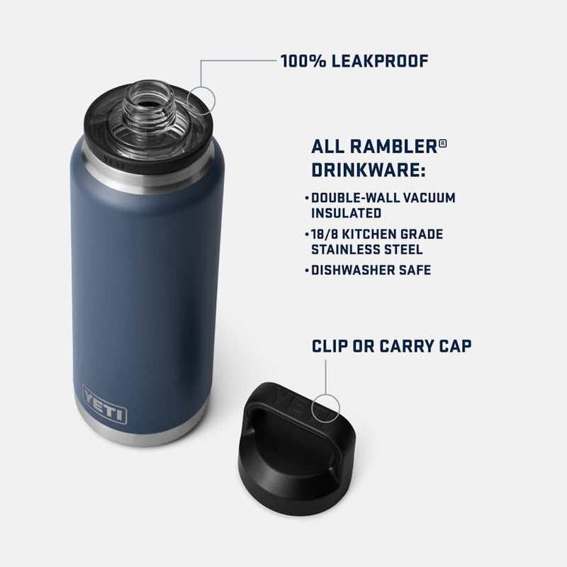 Load image into Gallery viewer, Black Forest Yeti Rambler 36oz Bottle Chug in Black Forest Yeti Rambler 36oz Bottle Chug in Black Forest Yeti Coolers
