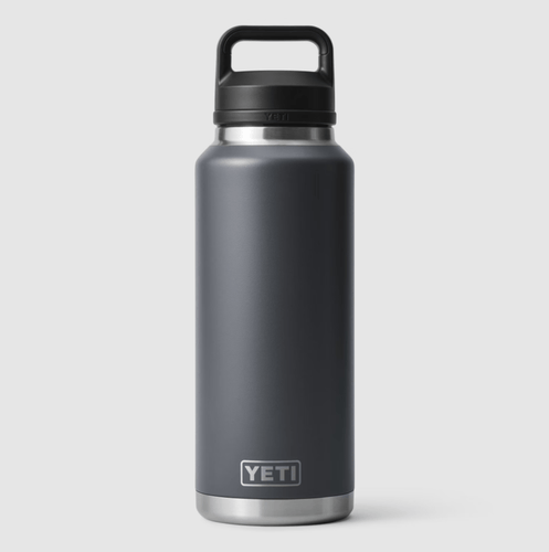 Charcoal Yeti Rambler 46oz Bottle with Chug Cap Yeti Coolers