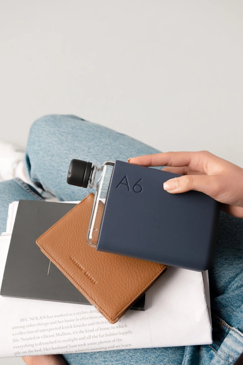 Load image into Gallery viewer, Midnight Blue A6 Silicone Sleeve Midnight memobottle
