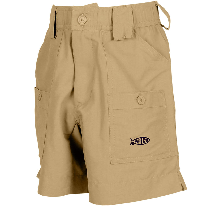 Load image into Gallery viewer, Khaki / 26 Aftco Boys&#39; Original Fishing Shorts Aftco
