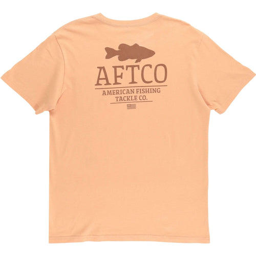 Washed Coral Heather / MED Aftco Choppy Short Sleeve T-Shirt Aftco