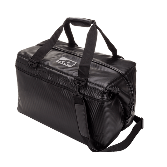 Black AO Coolers Carbon Series 48 Pack Soft Cooler AO COOLERS