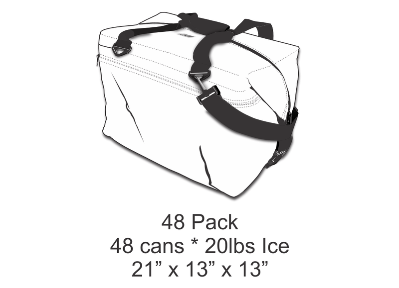 Load image into Gallery viewer, Black AO Coolers Carbon Series 48 Pack Soft Cooler AO COOLERS
