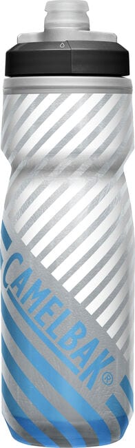 Load image into Gallery viewer, Grey/Blue Stripe Camelbak Podium Chill Outdoor 21oz Bottle CAMELBAK PRODUCTS INC.
