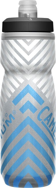 Load image into Gallery viewer, Grey/Blue Stripe Camelbak Podium Chill Outdoor 21oz Bottle CAMELBAK PRODUCTS INC.
