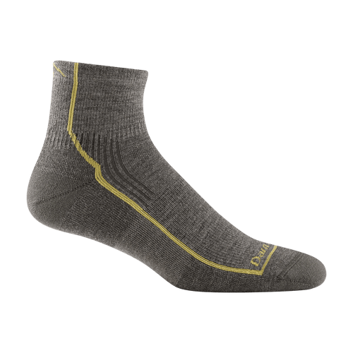 Taupe / LRG Darn Tough Men's Hiker Quarter Midweight Hiking Socks Darn Tough