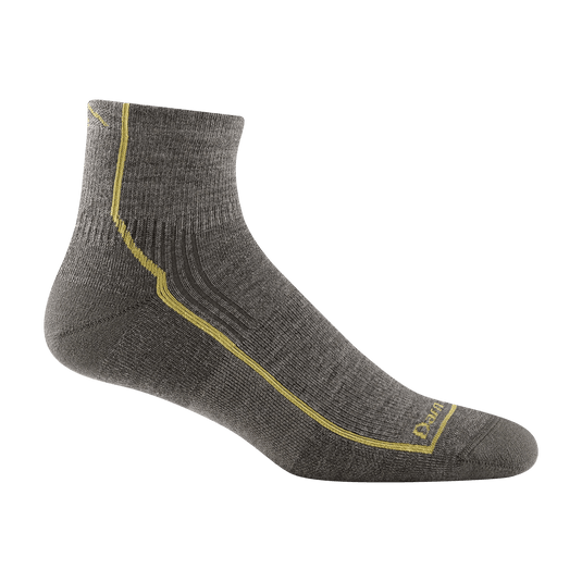 Taupe / LRG Darn Tough Men's Hiker Quarter Midweight Hiking Socks Darn Tough