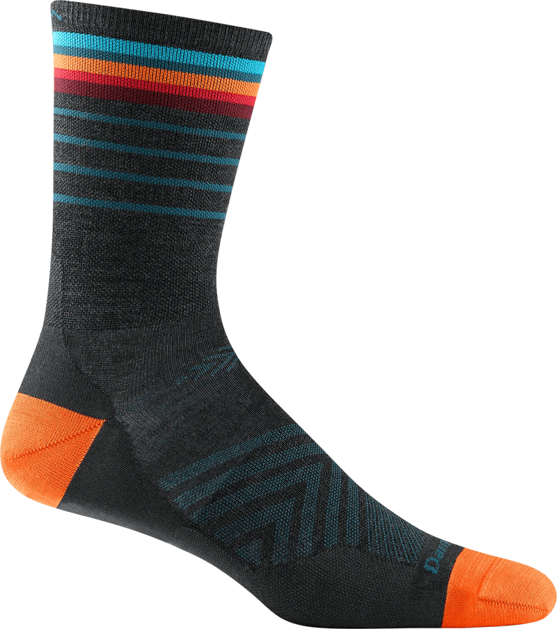 Load image into Gallery viewer, Charcoal / MED Darn Tough Men&#39;s Stride Micro Crew Ultra-Lightweight Running Sock Darn Tough
