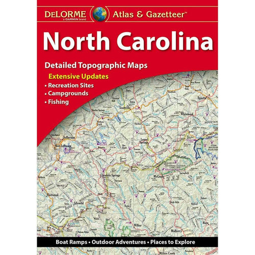 Delorme North Carolina Atlas Liberty Mountain Sports