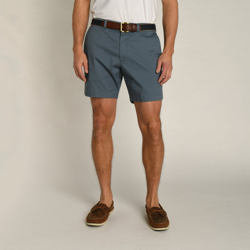 Load image into Gallery viewer, Vintage Blue / 30 Duck Head Men&#39;s 7 inch Gold School Chino Shorts DUCK HEAD

