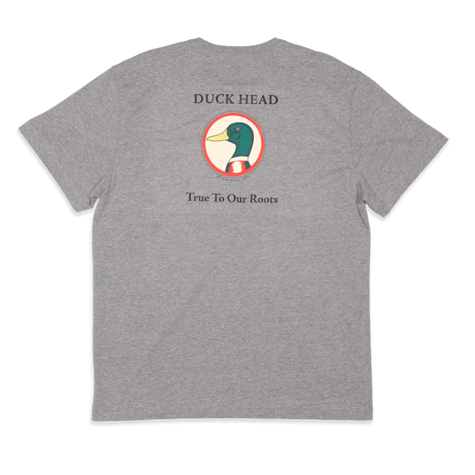 Heather Grey / SM Duck Head True to Our Roots Short-Sleeve T-Shirt - Men's DUCK HEAD