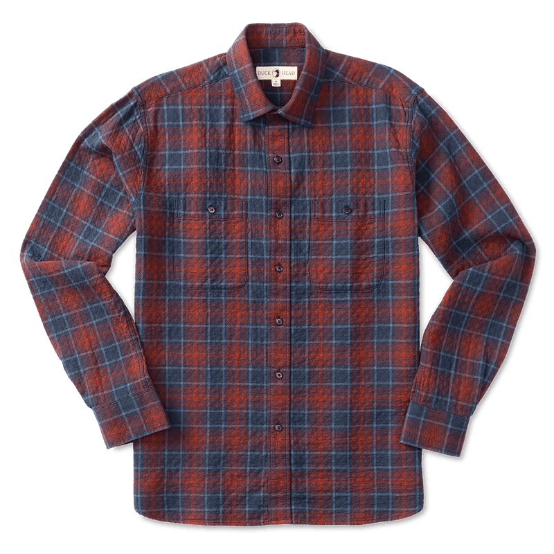 Load image into Gallery viewer, Navy / MED Duck Head Westover Quilted Shirt - Men&#39;s DUCK HEAD

