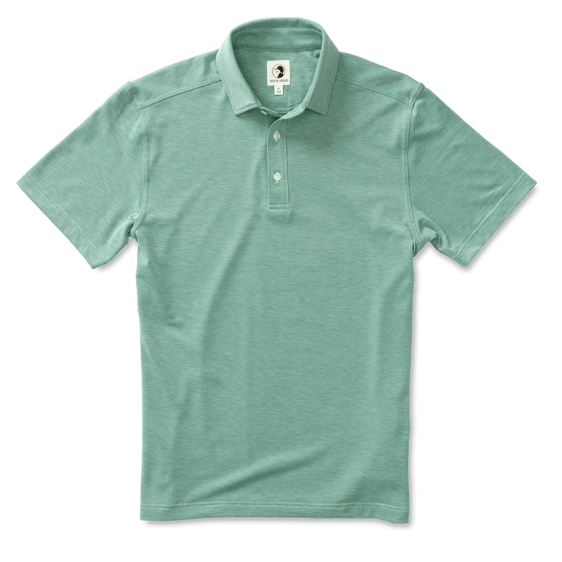 Load image into Gallery viewer, Leaf Green / SM Duck Head Woodward Shortsleeve Pique Polo - Men&#39;s DUCK HEAD
