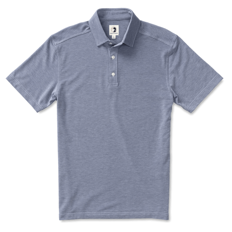 Load image into Gallery viewer, Crown Blue / MED Duck Head Woodward Shortsleeve Pique Polo - Men&#39;s DUCK HEAD
