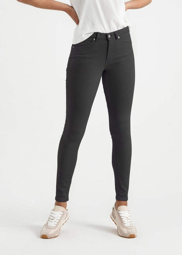31L / 25 Duer Women's No Sweat Mid Rise Skinny Jeans in Slate DUER