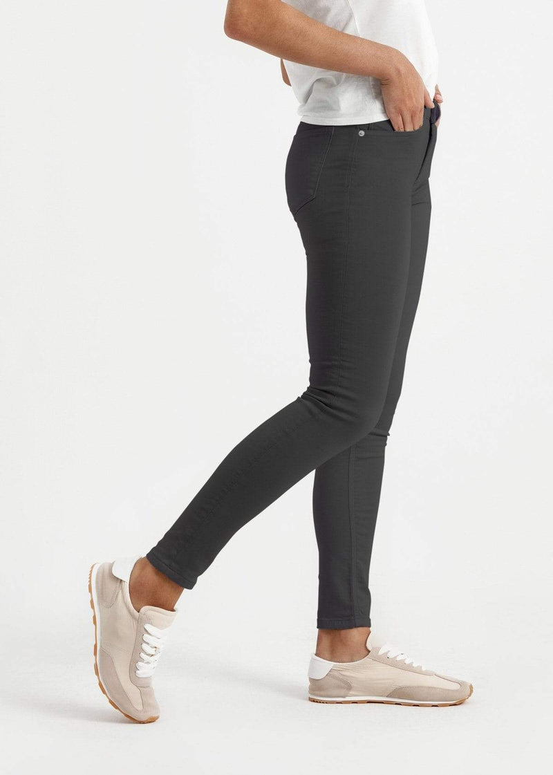 Load image into Gallery viewer, Duer Women&#39;s No Sweat Mid Rise Skinny Jeans in Slate DUER

