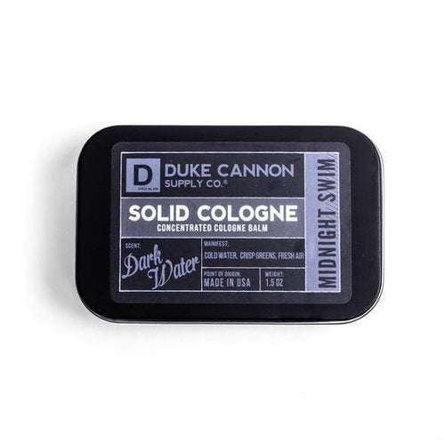 Duke Cannon Men's Midnight Swim Scented Solid Cologne DUKE CANNON