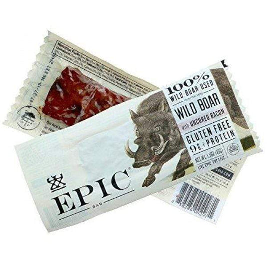 Wild Boar with Bacon Epic Gluten Free Protein Bars Epic