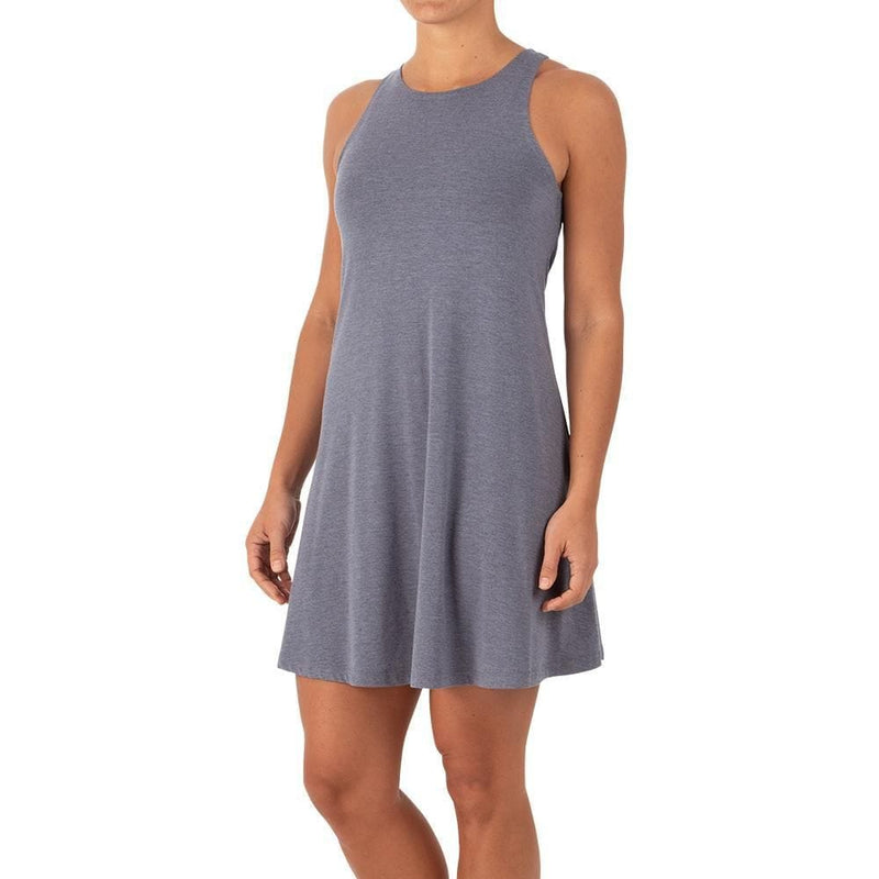 Load image into Gallery viewer, Heather Denim / SM Free Fly Bamboo Flex Dress - Women&#39;s Free Fly
