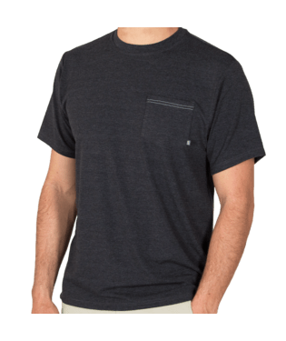 Load image into Gallery viewer, Heather Black / MED Free Fly Bamboo Flex Pocket T-Shirt - Men&#39;s Free Fly
