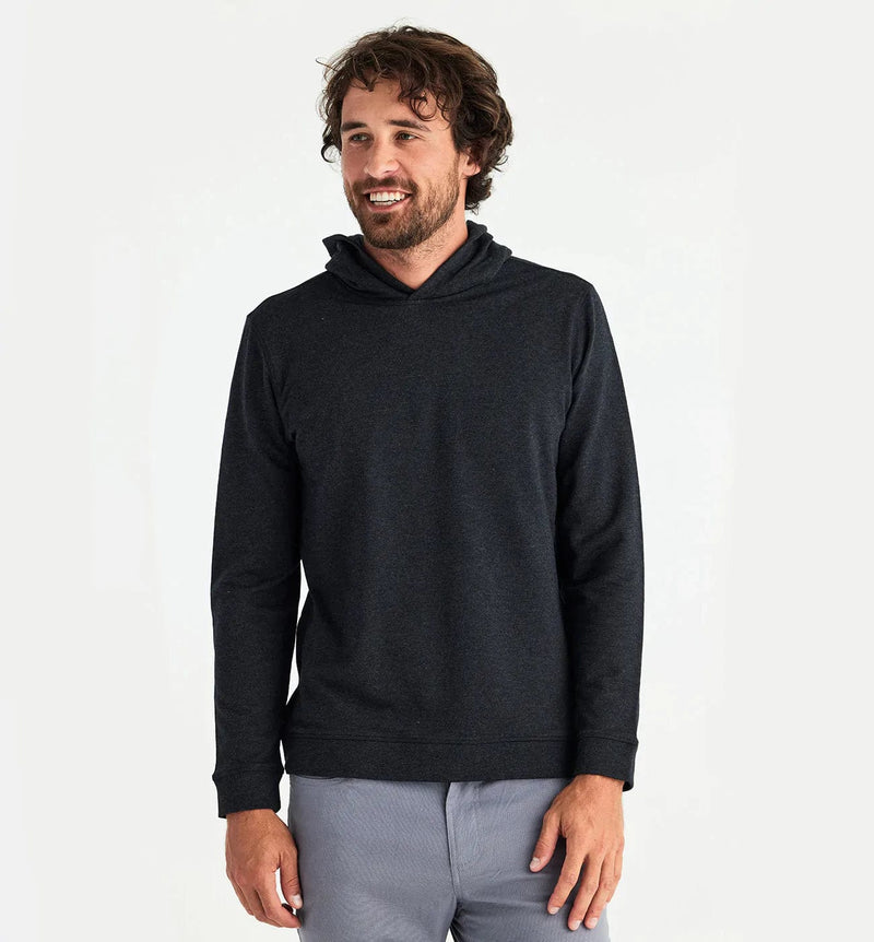 Load image into Gallery viewer, Heather Black / MED Free Fly Bamboo Heritage Fleece Hoody - Men&#39;s Free Fly
