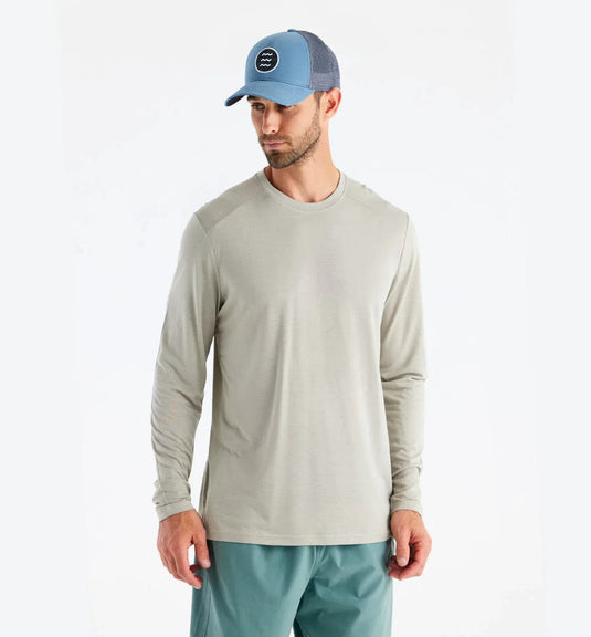 Sandstone / SM Free Fly Bamboo Lightweight Long Sleeve Shirt - Men's Free Fly