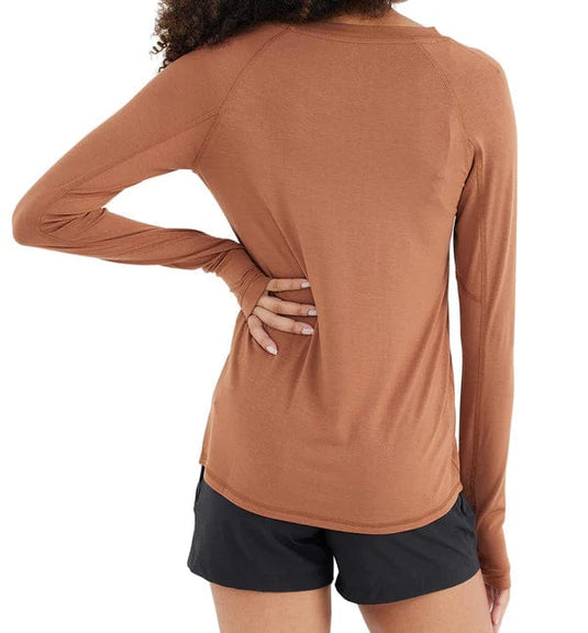Free Fly Bamboo Midweight Long Sleeve Crew Shirt - Women's Free Fly