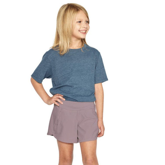 Purple Peak / Youth SM Free Fly Girls' Bamboo Lined Breeze Shorts Free Fly