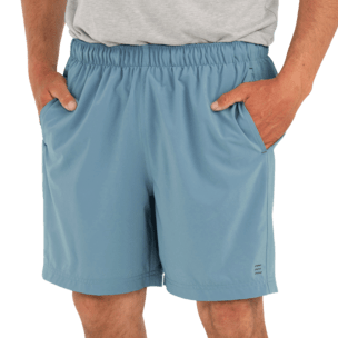 Load image into Gallery viewer, Blue Fog / SM Free Fly Men&#39;s 6 Inch Breeze Shorts Free Fly

