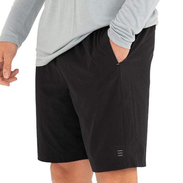 Load image into Gallery viewer, Black / SM Free Fly Men&#39;s Lined Breeze Shorts Free Fly
