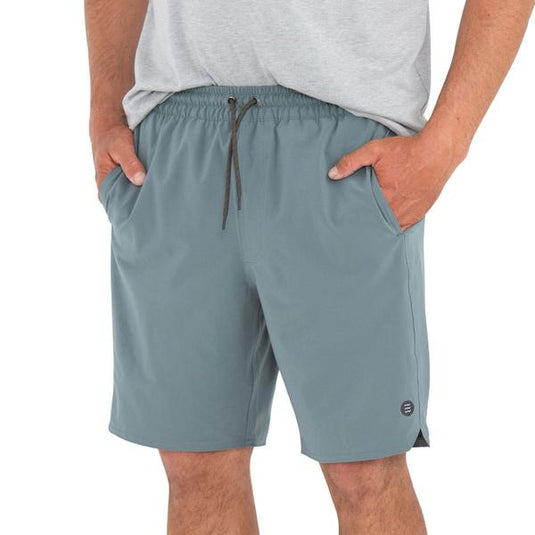 Blue Current / MED Free Fly Men's Lined Swell Shorts Free Fly