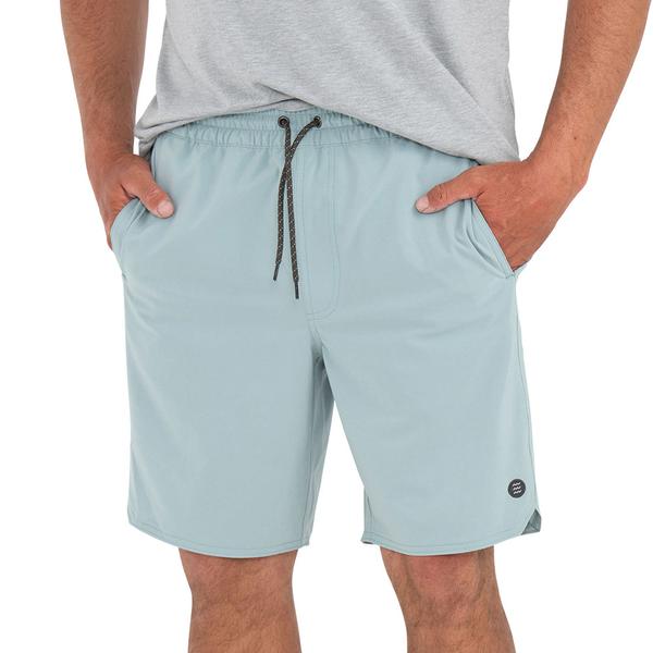 Load image into Gallery viewer, Coastal Sage / SM Free Fly Men&#39;s Lined Swell Shorts Free Fly
