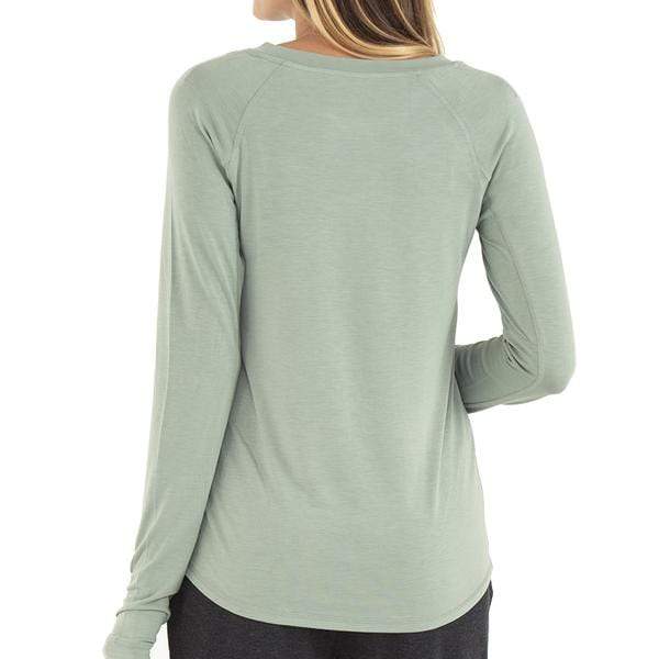 Load image into Gallery viewer, Free Fly Women&#39;s Bamboo Midweight Long Sleeve Crew Shirt Free Fly
