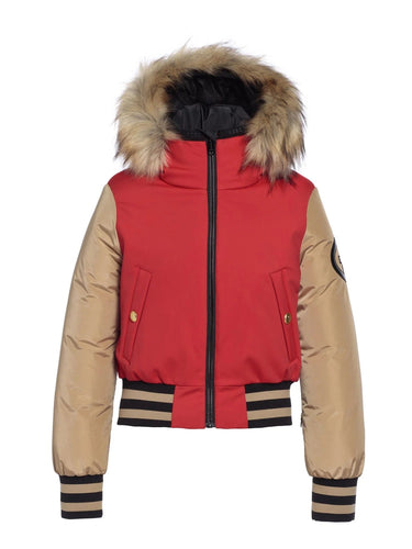 Flame / 36 Goldbergh College Jacket Faux Fur - Women's GOLDBERGH