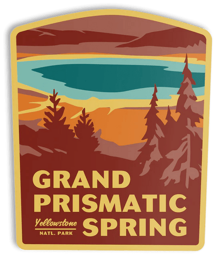 Grand Prismatic Spring Sticker The Landmark Project