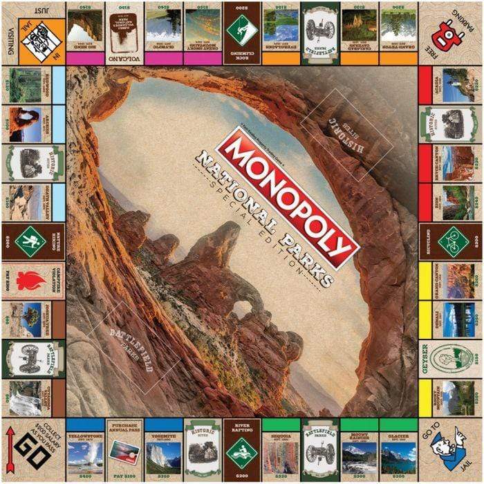 Load image into Gallery viewer, Hasbro National Parks 2 Monopoly Board Game Liberty Mountain Sports
