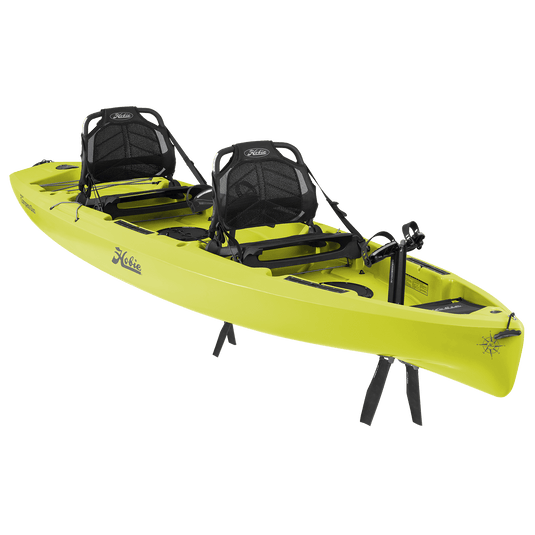 Hobie Mirage Compass Duo Tandem Fishing Kayak in Seagrass Green – The  Backpacker