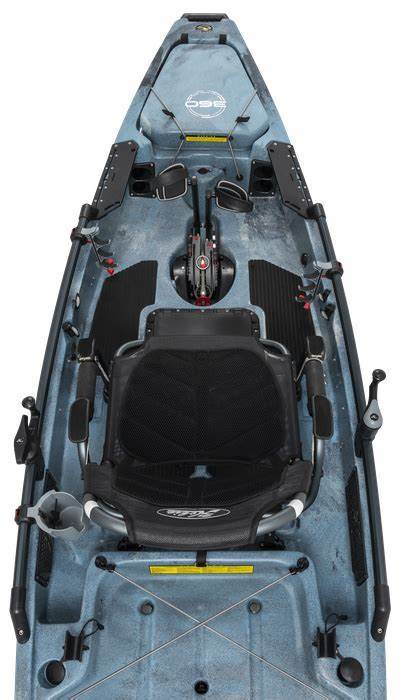 Arctic Blue Camo Hobie Mirage Pro Angler 12 Fishing Kayak w/ 360 Drive Technology in Arctic Blue Camo Hobie