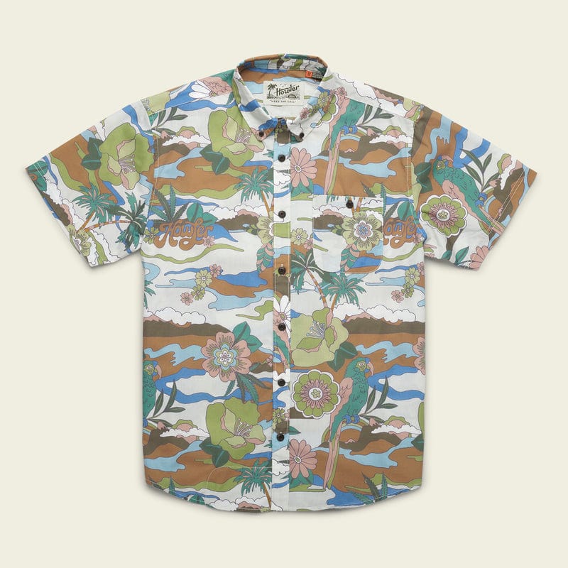 Load image into Gallery viewer, Irie Paradise: Natural / MED Howler Bro&#39;s Men&#39;s Mansfield Short Sleeve Shirt Howler Bros
