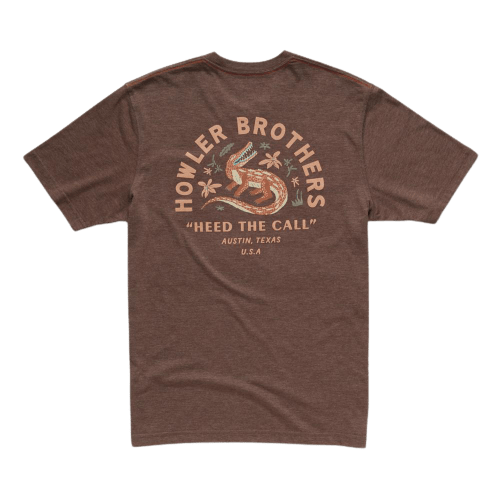 Gator / MED Howler Bros Men's Lazy Gators Pocket T-Shirt Howler Bros