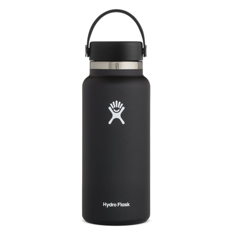 Load image into Gallery viewer, Black / 32oz Hydro Flask 32 oz Wide Mouth Water Bottle in Black Hydro Flask
