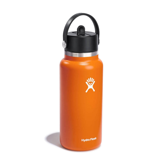 Hydro Flask 32-oz. Wide-Mouth Insulated Travel Bottle with Straw Cap