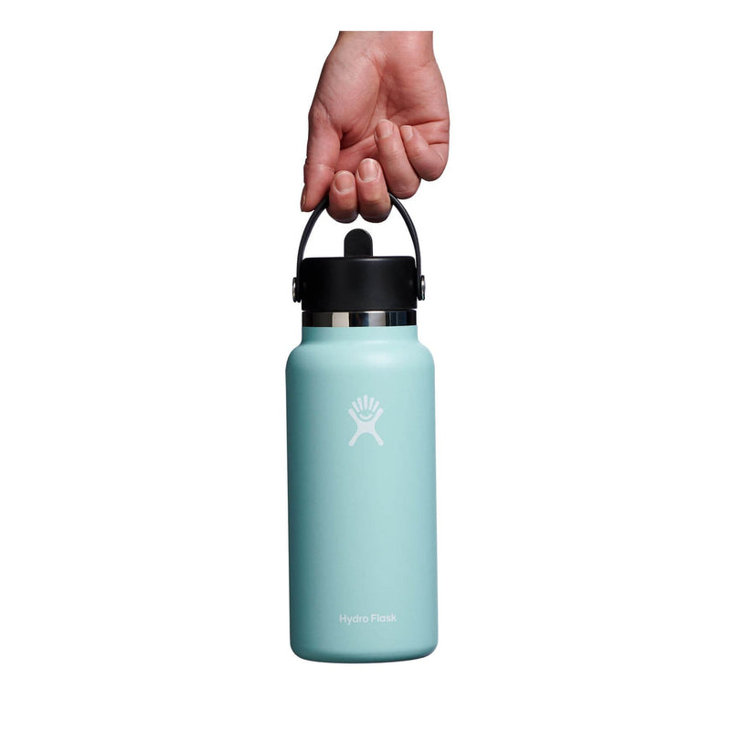 Hydro Flask Wide Mouth Water Bottle with Straw Lid (32 Oz, 40 Oz.)